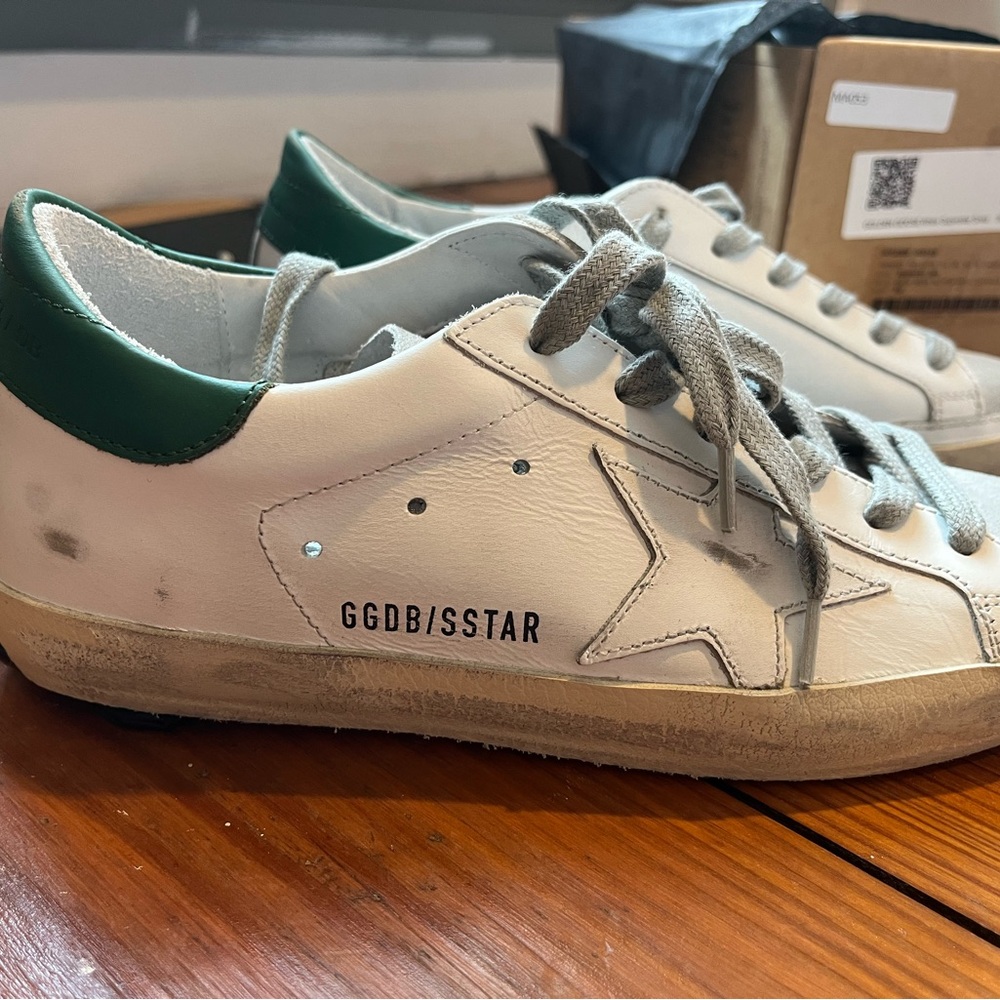New in box Golden Goose White Superstar Sneaker 36